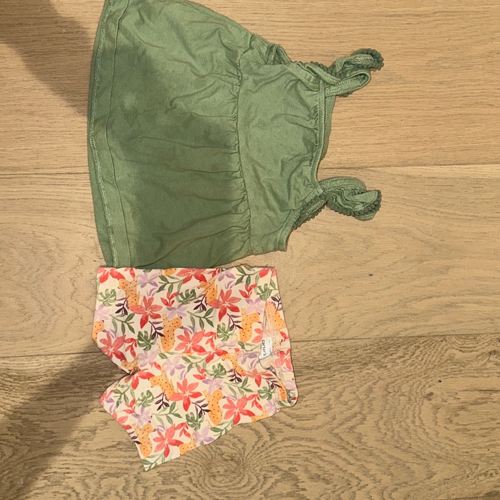 Matching two piece set. Carters 12 Month.